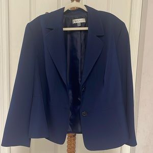 Navy Kasper Size 22 Blazer